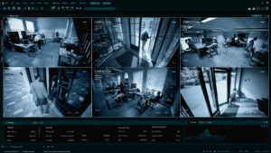 monitoring of various parts of office building